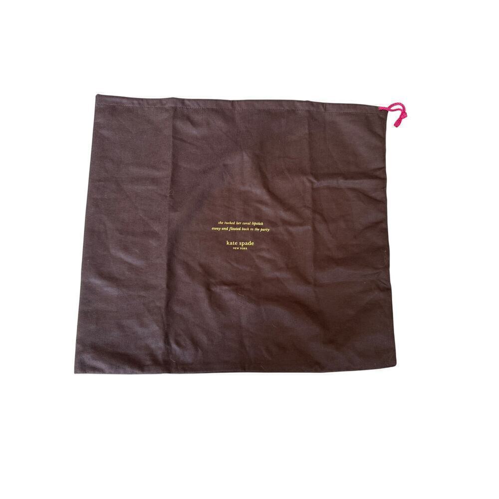 Kate Spade Medium Brown Dust Bag Purse Protection Case Slip